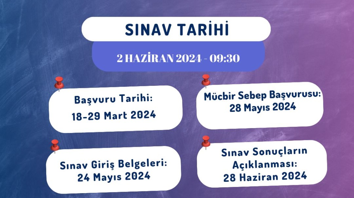 LGS 2024 Sınav Takvimi
